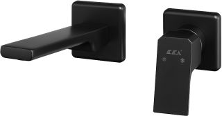 Встраиваемый смеситель для раковины E.C.A. Tiera 102167605C1EX-KK чёрный